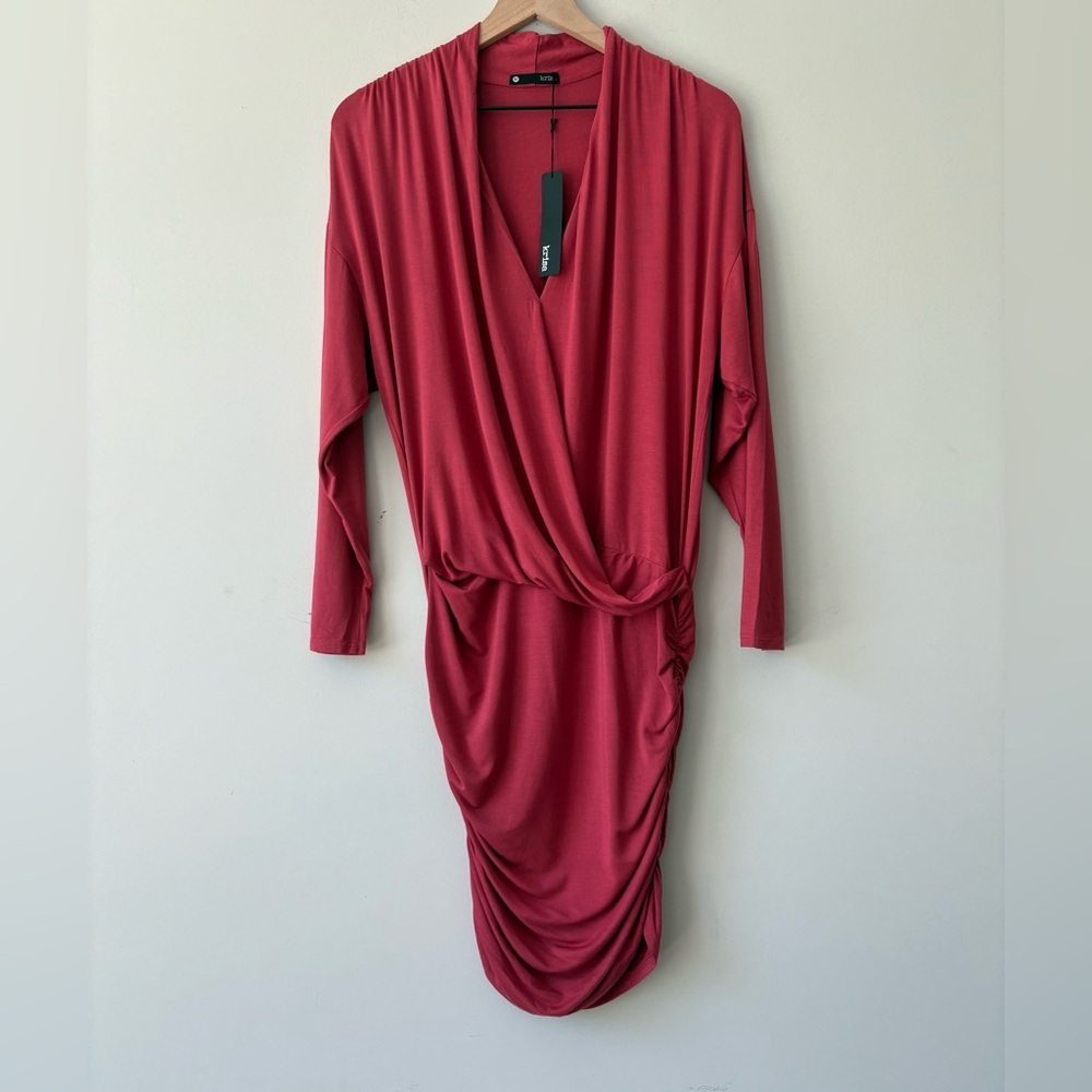 NWT Revolve Krisa Rushed Dress